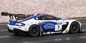 Scalextric C3623 Aston Martin Vantage GT3 - #1 Beechdean. Beechdean AMR, British GT Championship 2014. Jonathan Adam / Andrew Howard - 02