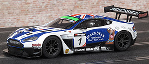 Scalextric C3623 Aston Martin Vantage GT3 - #1 Beechdean. Beechdean AMR, British GT Championship 2014. Jonathan Adam / Andrew Howard