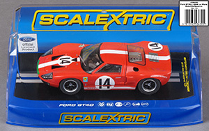 Scalextric C3630 Ford GT40 - #14 Scuderia Filipinetti. DNF, Le Mans 24 Hours 1966. Peter Sutcliffe / Dieter Spoerry - 06