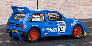 Scalextric C3639 MG Metro 6R4 - #35 Sanyo/Comet - Team Sanyo Rallying with Comet: DNF, Lombard RAC Rally 1986. Willie Rutherford / Bryan Harris - 02