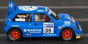Scalextric C3639 MG Metro 6R4 - #35 Sanyo/Comet - Team Sanyo Rallying with Comet: DNF, Lombard RAC Rally 1986. Willie Rutherford / Bryan Harris - 05