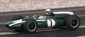 Scalextric C3658A Cooper Climax T53 - No.1 Cooper Car Company. Winner, British Grand Prix 1960. Jack Brabham