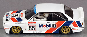 Scalextric C3693A #55 BMW M3 E30 - Mobil 1. BMW Team Finance, 2nd overall, Winner class B, British Touring Car Championship 1990. Frank Sytner