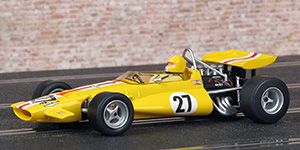 Scalextric C3698A McLaren M7C - #27 Ecurie Bonnier. DNF, 1970 United States Grand Prix, Watkins Glen. Jo Bonnier - 01