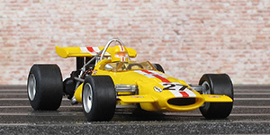 Scalextric C3698A McLaren M7C - #27 Ecurie Bonnier. DNF, 1970 United States Grand Prix, Watkins Glen. Jo Bonnier - 03
