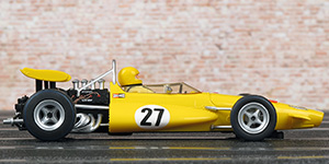 Scalextric C3698A McLaren M7C - #27 Ecurie Bonnier. DNF, 1970 United States Grand Prix, Watkins Glen. Jo Bonnier - 05