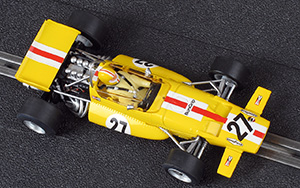 Scalextric C3698A McLaren M7C - #27 Ecurie Bonnier. DNF, 1970 United States Grand Prix, Watkins Glen. Jo Bonnier - 07