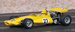 Scalextric C3698A McLaren M7C - #27 Ecurie Bonnier. DNF, 1970 United States Grand Prix, Watkins Glen. Jo Bonnier