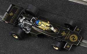Scalextric C3703A Lotus 72E - #2 John Player Special. John Player Team Lotus: Winner, French Grand Prix 1973. Ronnie Peterson - 04