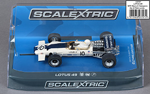 Scalextric C3707 Lotus 49 - #10 Pete Lovely. DNF, Race of Champions, Brands Hatch 1970 - 06