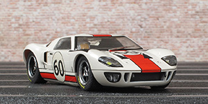 Scalextric C3727 Ford GT40 - #60 Essex Wire Corporation: DNF, Le Mans 24 Hours 1966. Jochen Neerpasch / Jacky Ickx - 03