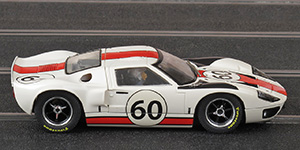 Scalextric C3727 Ford GT40 - #60 Essex Wire Corporation: DNF, Le Mans 24 Hours 1966. Jochen Neerpasch / Jacky Ickx - 05