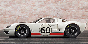 Scalextric C3727 Ford GT40 - #60 Essex Wire Corporation: DNF, Le Mans 24 Hours 1966. Jochen Neerpasch / Jacky Ickx - 06