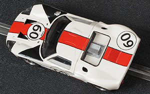 Scalextric C3727 Ford GT40 - #60 Essex Wire Corporation: DNF, Le Mans 24 Hours 1966. Jochen Neerpasch / Jacky Ickx - 07