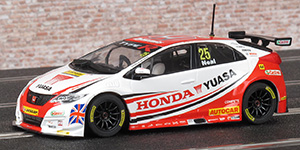 Scalextric C3734 Honda Civic Type R - #25 Honda Yuasa Racing. British Touring Car Championship 2015. Matt Neal - 01