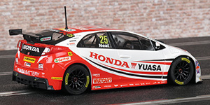 Scalextric C3734 Honda Civic Type R - #25 Honda Yuasa Racing. British Touring Car Championship 2015. Matt Neal - 02