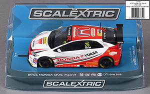 Scalextric C3734 Honda Civic Type R - #25 Honda Yuasa Racing. British Touring Car Championship 2015. Matt Neal - 06