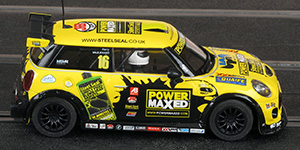 Scalextric C3742 MINI Cooper F56 - #16 Power Maxed. Power Maxed Racing: MINI Challenge 2015. Harry Vaulkhard - 05