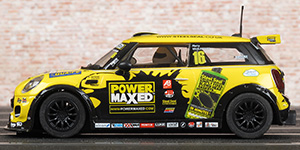 Scalextric C3742 MINI Cooper F56 - #16 Power Maxed. Power Maxed Racing: MINI Challenge 2015. Harry Vaulkhard - 06