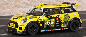 Scalextric C3742 MINI Cooper F56 - #16 Power Maxed. Power Maxed Racing: MINI Challenge 2015. Harry Vaulkhard