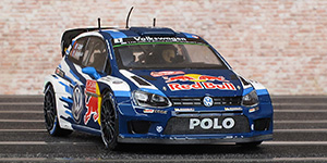 Scalextric C3744 Volkswagen Polo R WRC - #1 Red Bull. Volkswagen Motorsport: Winner, Rallye Monte-Carlo 2015. Sébastien Ogier / Julien Ingrassia - 03