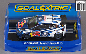 Scalextric C3744 Volkswagen Polo R WRC - #1 Red Bull. Volkswagen Motorsport: Winner, Rallye Monte-Carlo 2015. Sébastien Ogier / Julien Ingrassia - 09