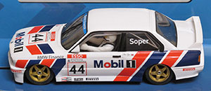 Scalextric C3782 BMW M3 E30 - Mobil 1 #44. BMW Team Finance, British Touring Car Championship 1991. Steve Soper