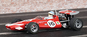 Scalextric C3834A McLaren M7C - No.16 Team Surtees. 6th place, Dutch Grand Prix, Zandvoort 1970. John Surtees