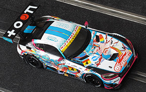Scalextric C3852 Mercedes-AMG GT3 - #4 Hatsune Miku. Goodsmile Racing & Team Ukyo: All Japan GT Championship 2016. Nobuteru Taniguchi / Tatsuya Kataoka - 04