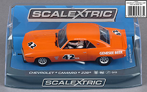 Scalextric C3874 - 1969 Chevrolet Camaro Z28. #42 Genesee Beer. Brock Yates, Trans-Am 1971. Now Historic Trans-Am - 06