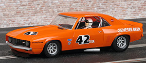 Scalextric C3874 - 1969 Chevrolet Camaro Z28. #42 Genesee Beer. Brock Yates, Trans-Am 1971. Now Historic Trans-Am