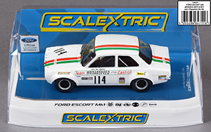 Scalextric C3924 Ford Escort mk1 - No.114 Team Broadspeed Castrol. Winner, Round 1, 1971 British Saloon Car Championship, Brands Hatch. John Fitzpatrick - 06