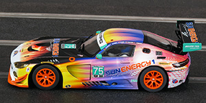 Scalextric C3941 Mercedes-AMG GT3 - #75 SunEnergy1 Racing. DNF, Daytona 24 Hours 2017. Kenny Habul / Maro Engel / Tristan Vautier / Boris Said / Paul Morris - 03