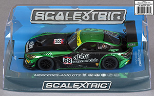 Scalextric C3942 Mercedes-AMG GT3 - #88 Team ABBA with Rollcentre Racing: British GT Championship 2017. Richard Neary / Martin Short - 06