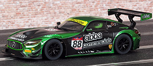 Scalextric C3942 Mercedes-AMG GT3 - #88 Team ABBA with Rollcentre Racing: British GT Championship 2017. Richard Neary / Martin Short