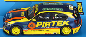 Scalextric C4018 BMW 125i M Sport - #77 Pirtek. BTCC 2018 Andrew Jordan