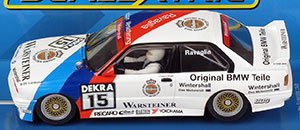 Scalextric C4040 BMW M3 E30 - Warsteiner. BMW M Team Schnitzer. Winner, DTM 1989. Roberto Ravaglia