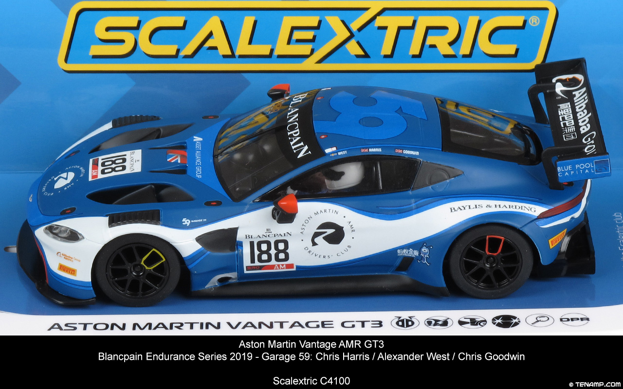 Scalextric C4100 Aston Martin Vantage AMT GT3 - #188 Garage 59. Blancpain Endurance Series 2019