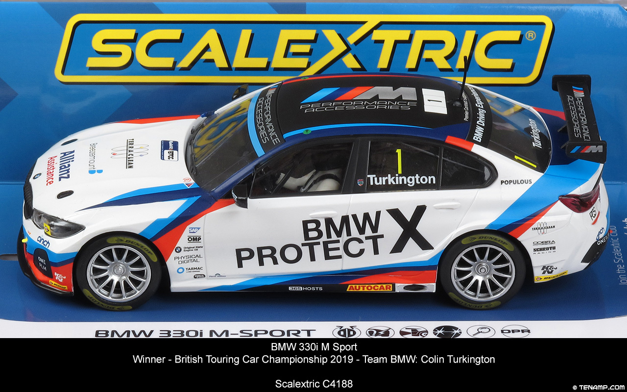 Scalextric C4188 BMW 330i M Sport - #1 BMW ProtectX. BTCC 2019 Colin Turkington