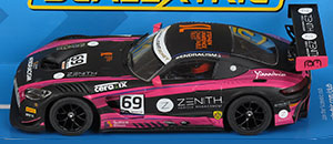 Scalextric C4242 Mercedes-AMG GT3 - #69 Zenith. Ram Racing, British GT Championship 2020