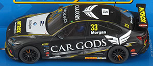Scalextric C4306 BMW 330i M Sport - #33 Car Gods. BTCC 2021 Adam Morgan