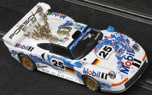 Scalextric Tecnitoys Altaya Duelos Miticos - Porsche 911 GT1. #25 Mobil 1. 2nd place, Le Mans 24 Hours 1996. Bob Wollek / Thierry Boutsen / Hans-Joachim Stuck - 07