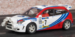 SCX 60260 Ford Focus WRC - #7 Martini. DNF, Rally Catalunya-Costa Brava 1999. Colin McRae / Nicky Grist - 01