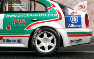 SCX 60660 Skoda Octavia WRC - #11. 4th place, Rallye Monte Carlo 2001. Armin Schwarz / Manfred Hiemer - 10