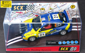 SCX 60720 Seat Cordoba - #21 MoviStar. DNF, Rally Catalunya-Costa Brava 2001. Salvador Cañellas / Alberto Sanchis - 12