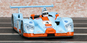 SCX 61000 Audi R8 - #4 Gulf. DNF, Le Mans 24hrs 2001. Stefan Johansson / Patrick Lemarié / Tom Coronel - 03