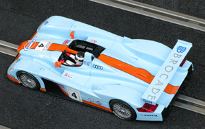 SCX 61000 Audi R8 - #4 Gulf. DNF, Le Mans 24hrs 2001. Stefan Johansson / Patrick Lemarié / Tom Coronel - 08