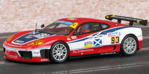 SCX 62480 Ferrari 360 GTC - #93 Scuderia Ecosse. DNF, Le Mans 24 hours 2005. Andrew Kirkaldy / Nathan Kinch / Anthony Reid - 01