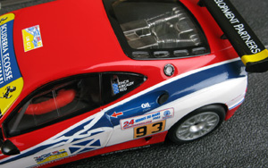 SCX 62480 Ferrari 360 GTC - #93 Scuderia Ecosse. DNF, Le Mans 24 hours 2005. Andrew Kirkaldy / Nathan Kinch / Anthony Reid - 10
