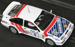 SCX 64830 Ford Sierra RS Cosworth - #1 Shell Gemini. Winner, Manx International Rally 1987. Jimmy McRae / Ian Grindrod - 07